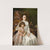 Portrait of Wife with Daughter Anna by Antoni Gramatyka