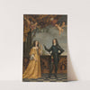 Portrait of Willem II (1626-1650), Prince of Orange, and his Wife Mary Stuart (1631-1660) by Gerard van Honthorst