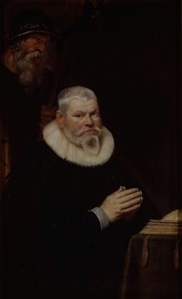 Portrait of Willem van Meerbeeck with Saint William of Aquitaine (1620)