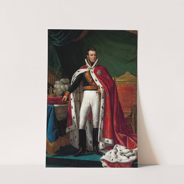 Portrait of William I,King of the Netherlands by Joseph Paelinck