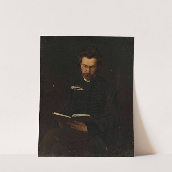 Portrait of Władysław Ciesielski (1845–1901), painter (1876) by Kazimierz Alchimowicz