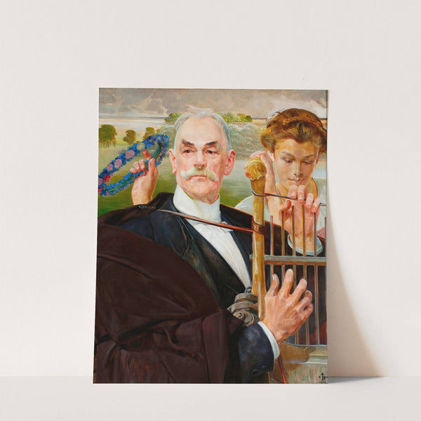 Portrait of Władysław Żeleński by Jacek Malczewski