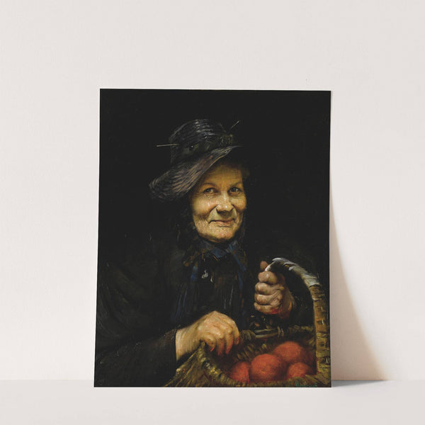 Portrait of Woman with Oranges by Flora Thomas Mccaig
