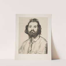 Portrait of Zacharie Astruc (ca. 1865) by Félix Bracquemond