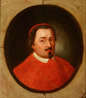 Portrait of Zbigniew Oleśnicki (1389–1455) Dębno Coat of Arms, Bishop of Krakow, Cardinal, Primate