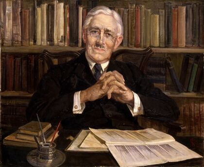 Portrait painting of Sir Truby King, C.M.G.
