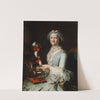 Portrait présumé de Françoise-Marie Pouget, seconde femme de Chardin by Jacques-André-Joseph Aved