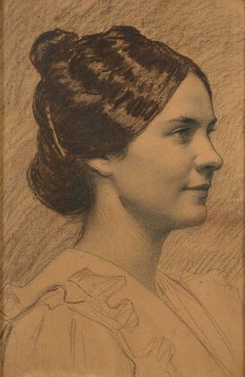 Portrait prÃ©sumÃ© de Marguerite, Ã©pouse de l’artiste