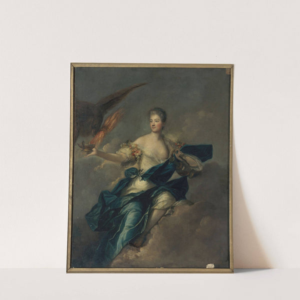 Portrait présumé de Mme de Mailly (1710-1751), en Hébé. by Jean-Marc Nattier