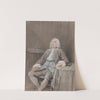 Portrait présumé du marquis de Reverseaux assis by Louis Aubert