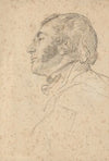 Portrait study of a man in profile