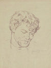 Portrait study of a man with a beard (1860 - 1924)