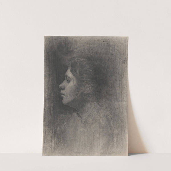 Portrait Study of Female Head by Eduard Putra