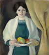 Portrait with apples