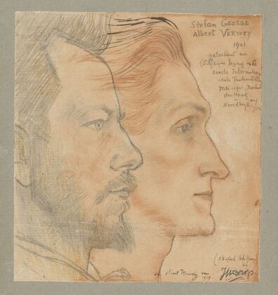Portraits of Albert Verwey and Stefan George (1901)
