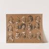 Portraits Of The Marquis De Rozay And His Family And Entourage, Including A Self-Portait Of The Artist by Louis Léopold Boilly