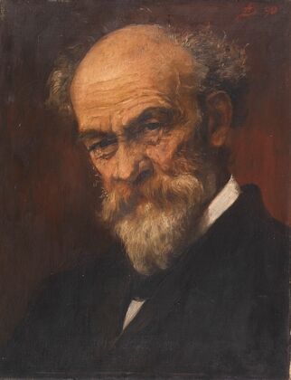 Porträt des Malers Jakob Grünenwald (1821-1896)