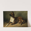 Porträt eines Hundes (1852) by Benno Adam