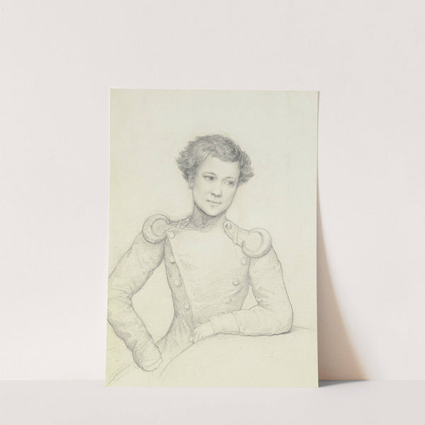 Porträt eines jungen bayerischen Artillerieleutnants by Marie Ellenrieder