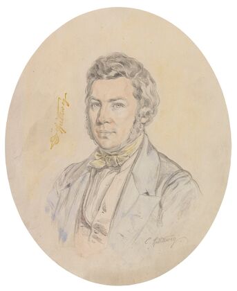 Porträt eines jungen Mannes (Ca. 1840)