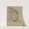 Porträt eines Mannes mit französischem Bonnet de police by Karl Sandhaas