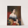 Porträt Gegenstücke (1846) by Karl von Blaas