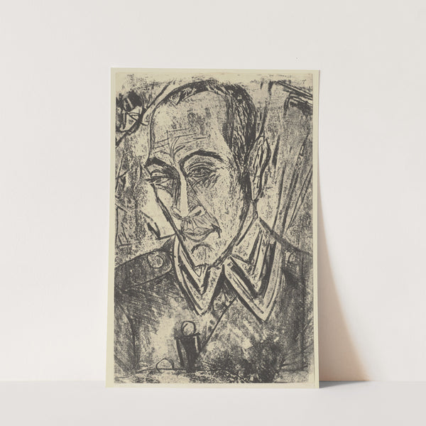 Porträt Hugo Biallowons (1915) by Ernst Ludwig Kirchner