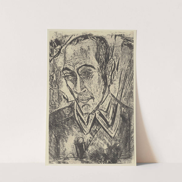 Porträt Hugo Biallowons by Ernst Ludwig Kirchner