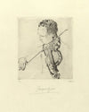Porträt Josef Szigeti, Violinvirtuose (1919)