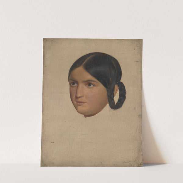 Portrat Study of Mariuccia (1842) by Adolph Tidemand