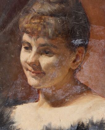 Porträtstudie einer Dame (1920)