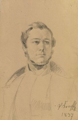 Porträtstudie Franz Xaver Eckl (1837)