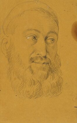 Porträtstudie zu Rudolf von Habsburg und der Priester