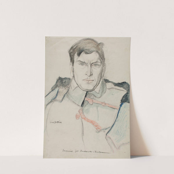Portret Juliusza Kaden-Bandrowskiego, porucznika Legionów Polskich (1915) by Leopold Gottlieb