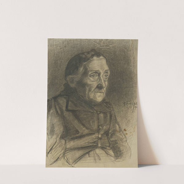 Portrét starenky by Konštantín Kövári-Kačmarik
