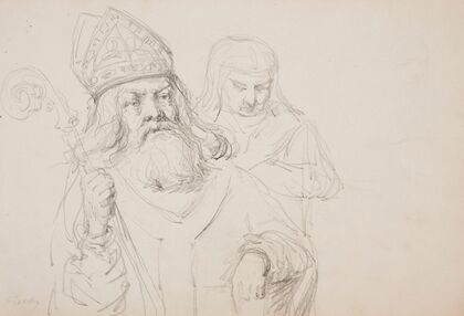 Portret ÅwiÄtego – szkic