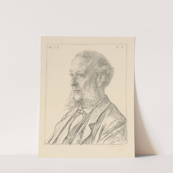 Portret van Albert Cornelis Vreede by Jan Veth