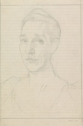 Portret van Anna Dorothea Veth-Dirks.