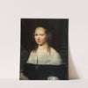 Portret van Anna Goos by Jacob van Reesbroeck