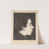 Portret van Anne Zernike (1915 - 1916) by Jan Mankes