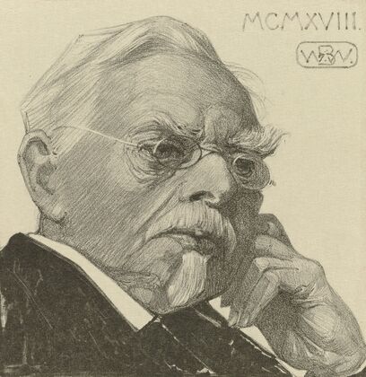 Portret van August Allebé