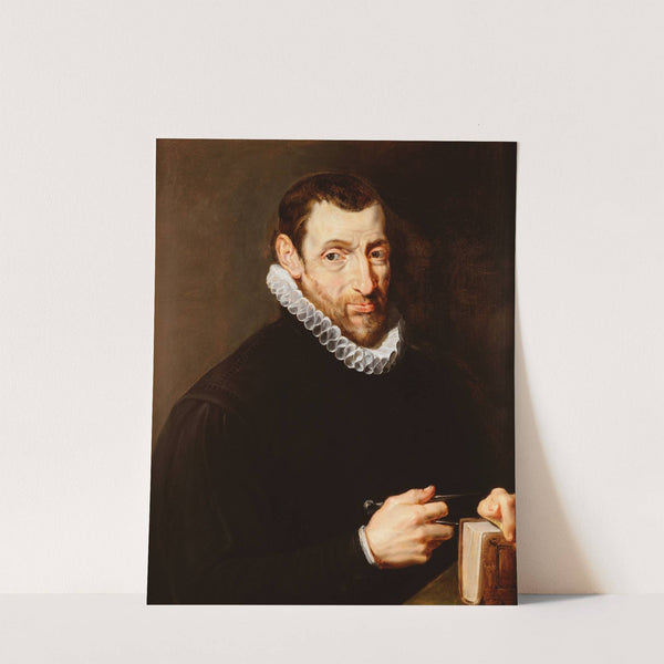 Portret van Christoffel Plantin by Peter Paul Rubens