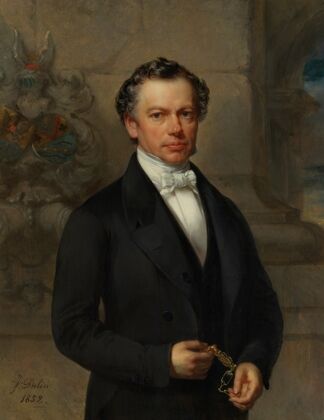 Portret van Edward Jean-Hyacinthe Moretus Plantin (1852)