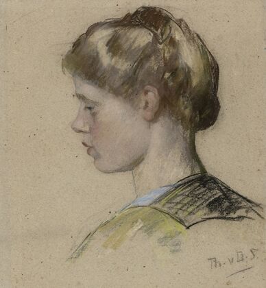 Portret van een jonge vrouw