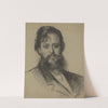 Portret van een man met baard, van voren by Thérèse Schwartze