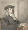 Portret van een man met een hoed en een grijze pruik, naar rechts, Aert Schouman (possibly), 1720 – 1792