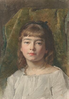Portret van een onbekend meisje