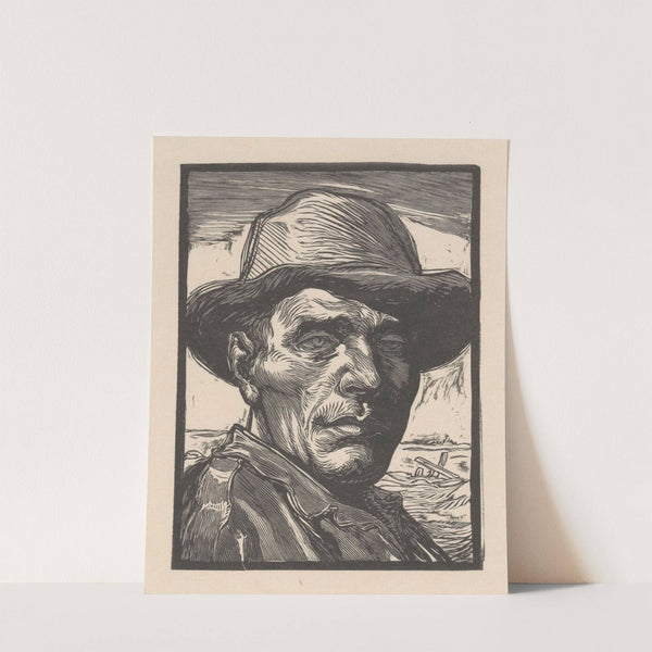 Portret van een onbekende man by Johannes Josephus Aarts