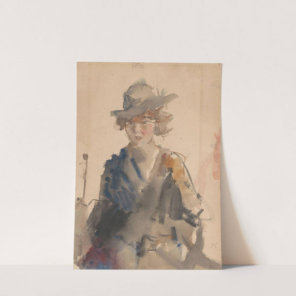 Portret van een vrouw by Isaac Israëls