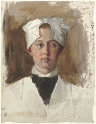 Portret van een weesmeisje